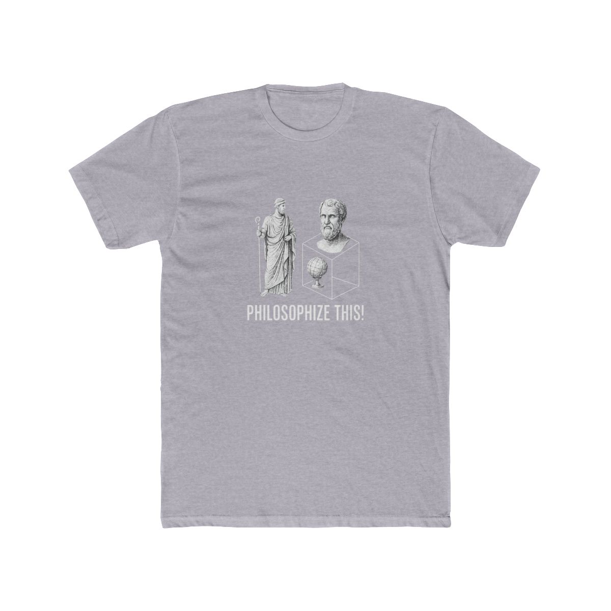 Philosophize This Tesseract | Philosophy Tee, Tesseract Shirt, Thinker Gift - alternate angle 4, merchandise