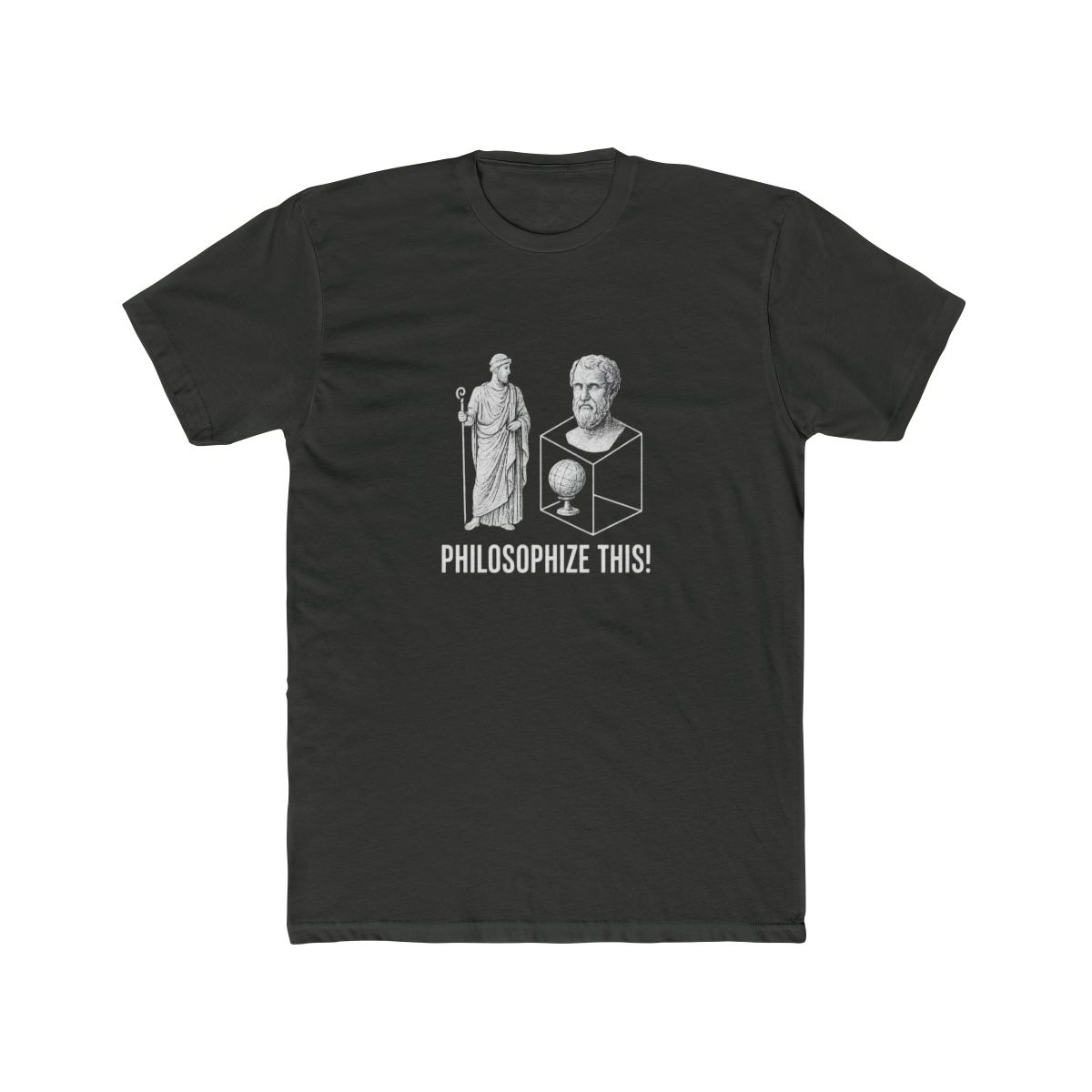 Philosophize This Tesseract | Philosophy Tee, Tesseract Shirt, Thinker Gift - alternate angle 2, merchandise