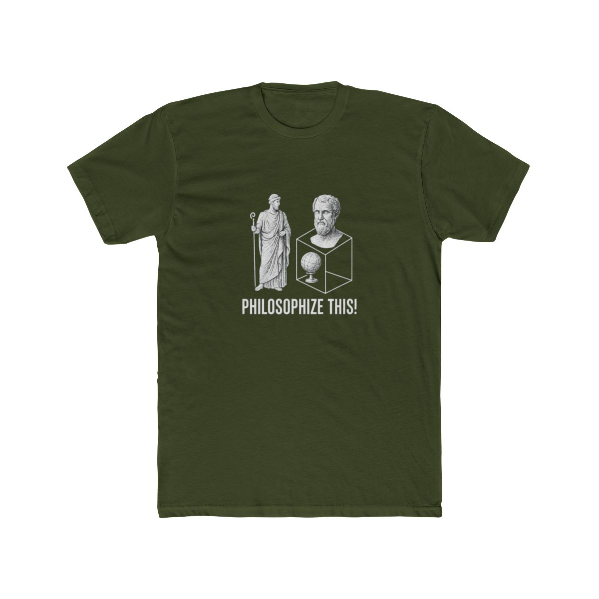 Philosophize This Tesseract | Philosophy Tee, Tesseract Shirt, Thinker Gift - alternate angle 5, merchandise