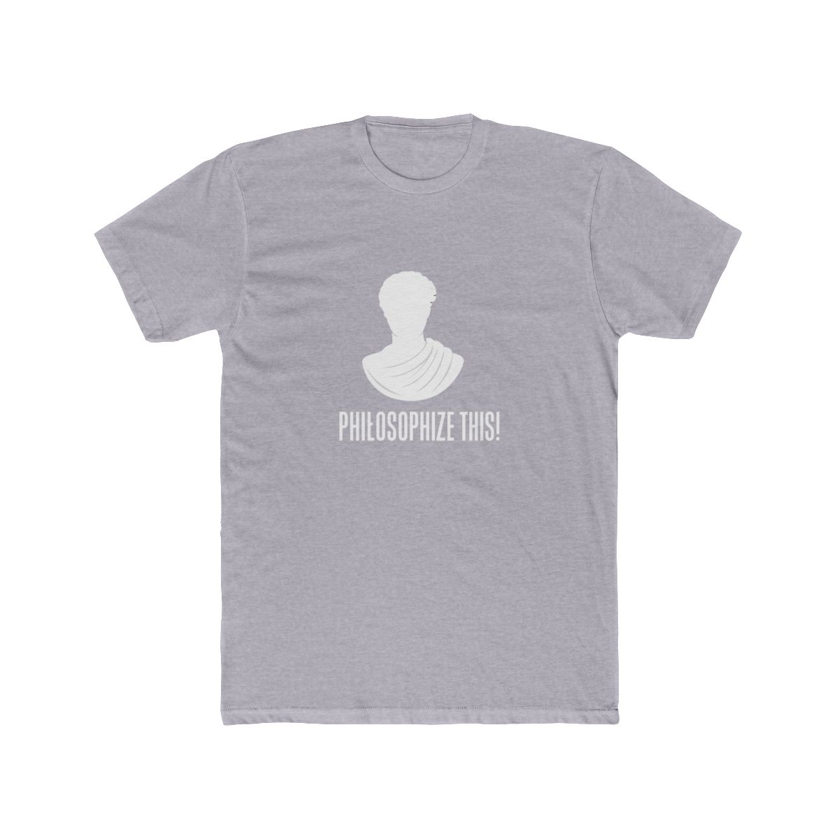 Philosophize This Bold Slogan | Philosophy Shirt, Thinker Tee, Student Gift - alternate angle 5, merchandise