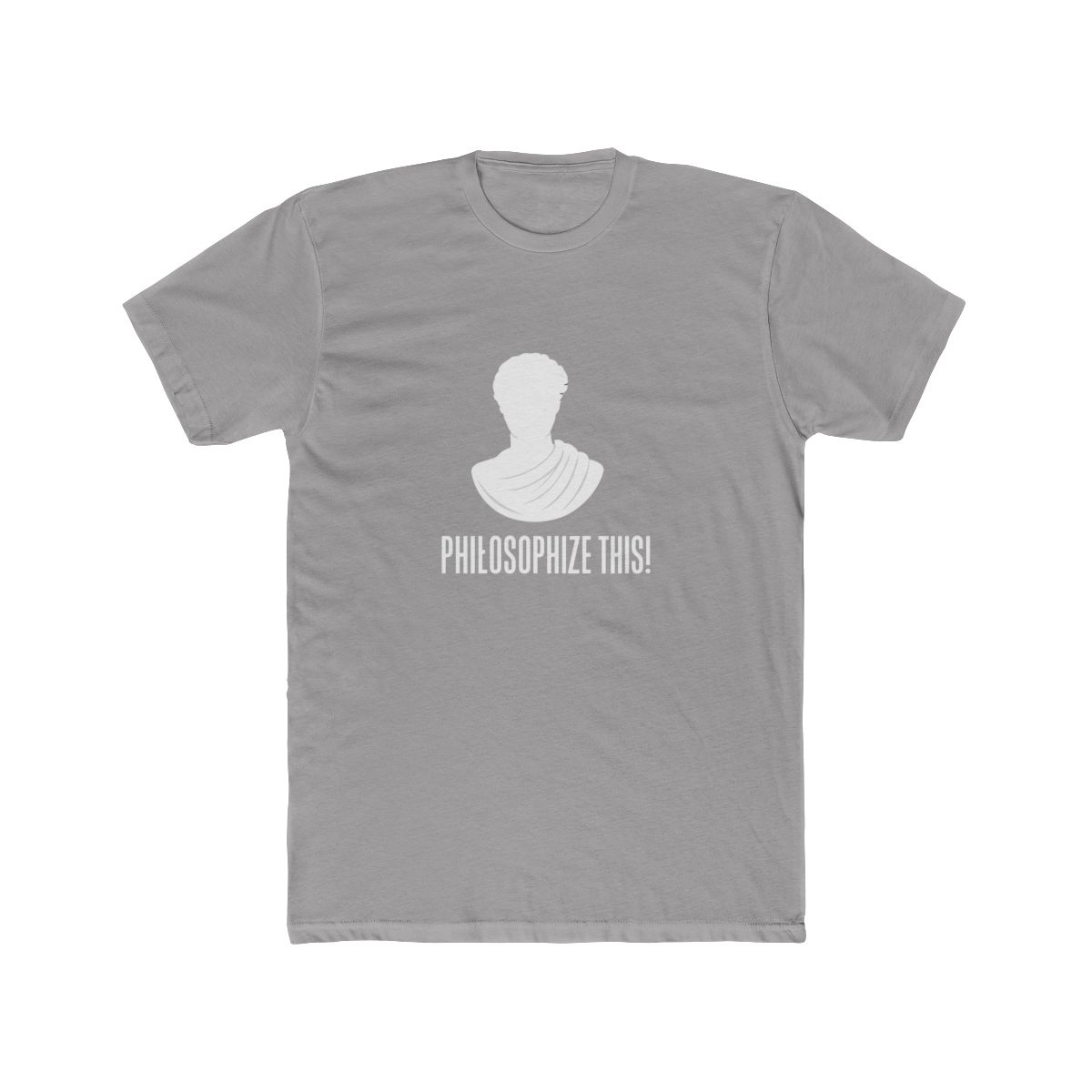 Philosophize This Bold Slogan | Philosophy Shirt, Thinker Tee, Student Gift - alternate angle 3, merchandise